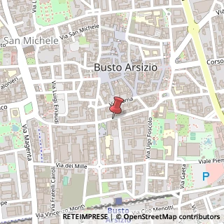 Mappa Via Giuseppe Mazzini, 7, 21052 Busto Arsizio, Varese (Lombardia)