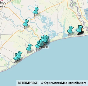 Mappa Via Traghete, 30021 Caorle VE, Italia (7.8065)