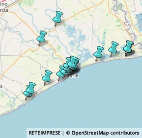 Mappa Via Traghete, 30021 Caorle VE, Italia (5.8155)
