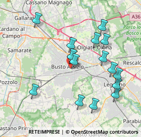 Mappa Via Alberto da Giussano, 21052 Busto Arsizio VA, Italia (3.8175)