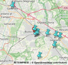 Mappa Via Alberto da Giussano, 21052 Busto Arsizio VA, Italia (4.08182)