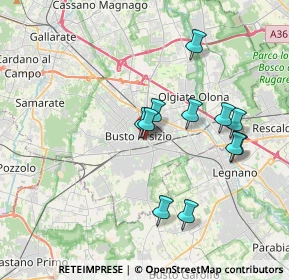 Mappa Via Alberto da Giussano, 21052 Busto Arsizio VA, Italia (3.30182)