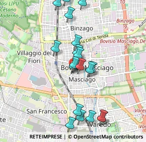 Mappa Via Garibaldi, 20813 Bovisio-Masciago MB, Italia (0.916)