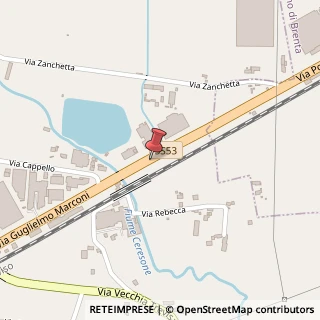 Mappa Via marconi guglielmo, 24036 San Pietro in Gu, Padova (Veneto)