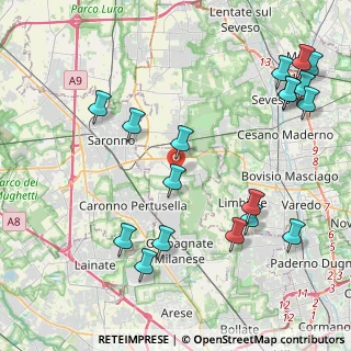 Mappa Corso E'Berlinguer, 20020 Solaro MI, Italia (5.09444)