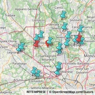 Mappa Corso E'Berlinguer, 20020 Solaro MI, Italia (8.2485)