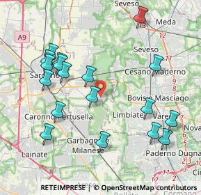 Mappa Via della Repubblica, 20033 Solaro MI, Italia (4.305)