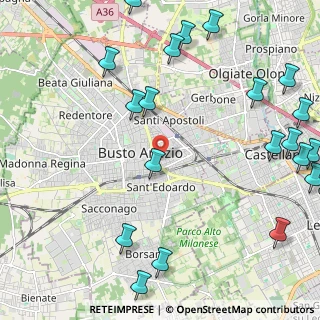 Mappa Via Indipendenza, 21052 Busto Arsizio VA, Italia (3.0305)
