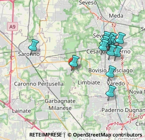 Mappa Via dell'Artigiano, 20033 Solaro MI, Italia (4.00846)