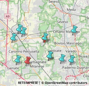 Mappa Via dell'Artigiano, 20033 Solaro MI, Italia (4.38)