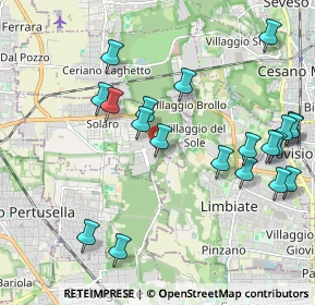 Mappa Via dell'Artigiano, 20033 Solaro MI, Italia (2.2535)