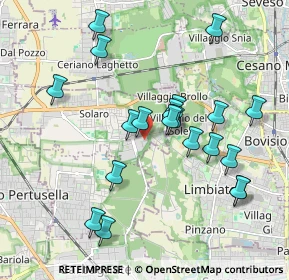 Mappa Via dell'Artigiano, 20033 Solaro MI, Italia (1.916)