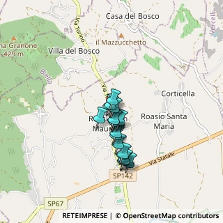 Mappa Via G. Amendola, 13060 Roasio VC, Italia (0.5915)