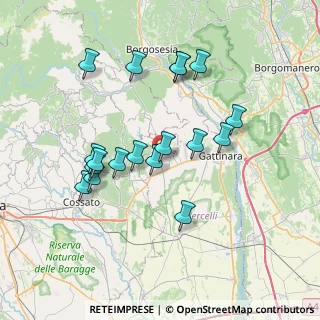 Mappa Via G. Amendola, 13060 Roasio VC, Italia (6.93222)