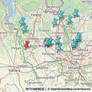 Mappa Via Antonio Fogazzaro, 20025 Legnano MI, Italia (15.955)