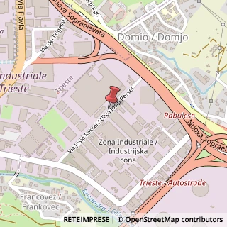 Mappa Via Josip Ressel, 3, 34018 San Dorligo della Valle, Trieste (Friuli-Venezia Giulia)