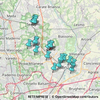 Mappa Piazza Sandro Pertini, 20851 Lissone MB, Italia (3.35316)