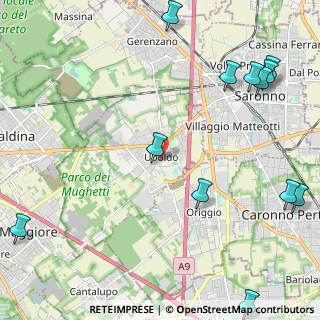 Mappa Via Magenta, 21040 Uboldo VA, Italia (3.11)