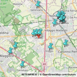 Mappa Via Magenta, 21040 Uboldo VA, Italia (2.652)