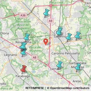 Mappa Via Magenta, 21040 Uboldo VA, Italia (4.88667)