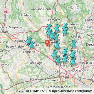 Mappa Via Magenta, 21040 Uboldo VA, Italia (6.52471)