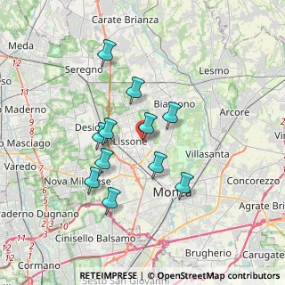 Mappa Via Galileo Ferraris, 20851 Lissone MB, Italia (3.04182)