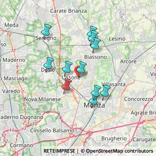 Mappa Via Galileo Ferraris, 20851 Lissone MB, Italia (3.13727)
