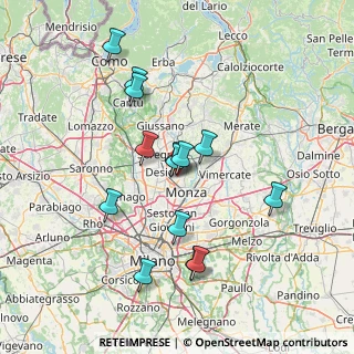 Mappa Via Galileo Ferraris, 20851 Lissone MB, Italia (13.37143)