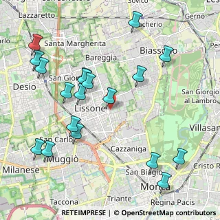 Mappa Via Galileo Ferraris, 20851 Lissone MB, Italia (2.37526)