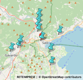 Mappa Viale Papa Paolo VI, 25087 Salò BS, Italia (3.46545)