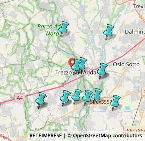 Mappa Via Gian Battista Bazzoni, 20056 Trezzo sull'Adda MI, Italia (3.77286)