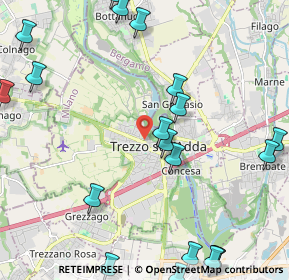 Mappa Via Gian Battista Bazzoni, 20056 Trezzo sull'Adda MI, Italia (2.923)