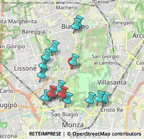 Mappa Via Milano, 20854 Vedano Al Lambro MB, Italia (1.87)