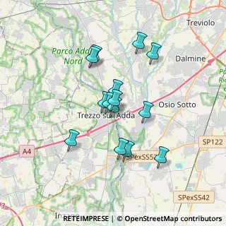 Mappa SP 184, 24042 Capriate San Gervasio BG (2.82786)
