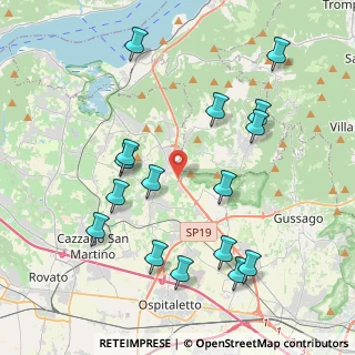 Mappa Via Giacomo Matteotti, 25050 Passirano BS, Italia (4.37375)