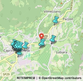 Mappa Via Monte Baldo, 37013 Caprino Veronese VR, Italia (1.108)