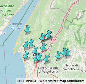 Mappa Via Monte Baldo, 37013 Caprino Veronese VR, Italia (6.31667)