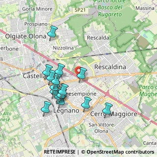 Mappa Via Saronnese, 20025 Legnano MI, Italia (1.782)