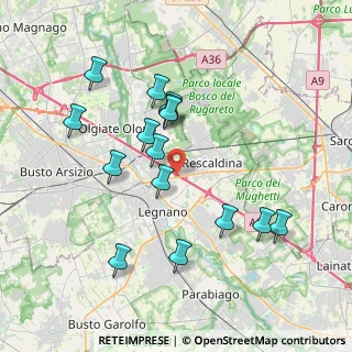 Mappa Via Prealpi, 20025 Legnano MI, Italia (3.67867)