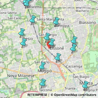 Mappa Via Cristoforo Colombo, 20851 Lissone MB, Italia (2.598)