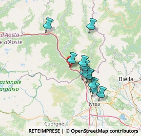 Mappa Glairet, 11020 Hone AO, Italia (11.18545)