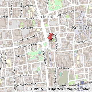 Mappa Via Giuseppe Mazzini, 46, 21052 Busto Arsizio, Varese (Lombardia)