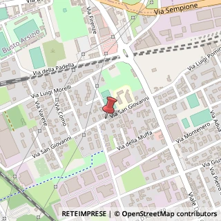 Mappa Via S. Giovanni, 16, 21053 Castellanza VA, Italia, 21053 Castellanza, Varese (Lombardia)