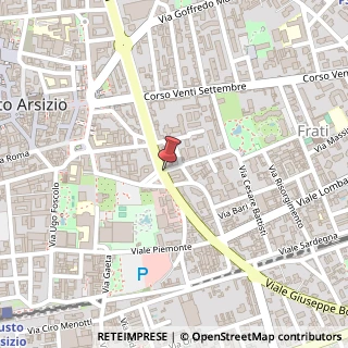 Mappa Viale cadorna luigi 7, 21052 Busto Arsizio, Varese (Lombardia)
