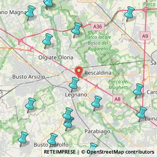 Mappa Via Francesco Pietro Neglia, 20025 Legnano MI, Italia (6.70438)