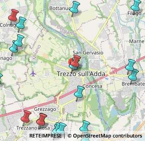 Mappa Via G. B. Bazzoni, 20056 Trezzo sull'Adda MI, Italia (3.188)