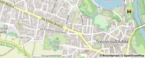 Mappa Trezzo sull’Adda