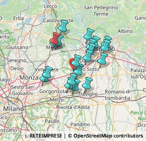 Mappa Via G. B. Bazzoni, 20056 Trezzo sull'Adda MI, Italia (10.5045)