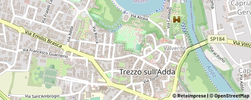 Mappa Trezzo sull’Adda