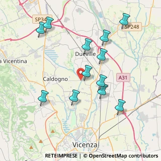 Mappa Via Bacchiglione, 36031 Dueville VI, Italia (4.00667)